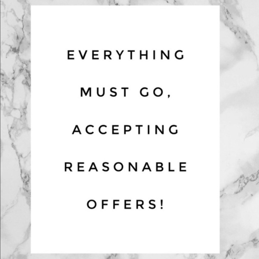 Happy 😊 To Consider All Reasonable Offers!!
